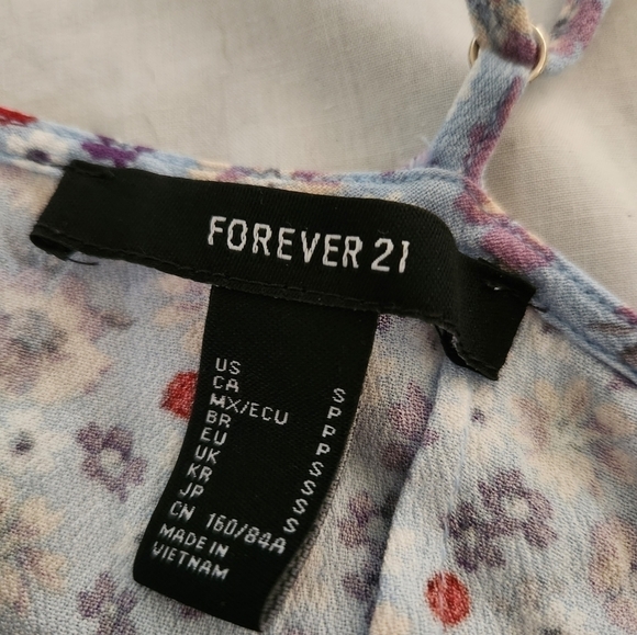 Forever 21 1/4 Zip Up Pullover Mini Dress - Picture 3 of 3